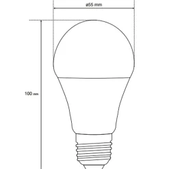 Ampoule LED E27 7W 4000K blanc neutre 600 lm EDO777585 MARI EDO
