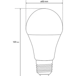 Ampoule LED E27 13W 4000K blanc neutre 1300 lm EDO777590 MARI EDO