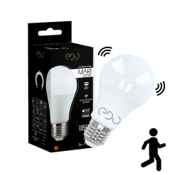 Ampoule LED E27 11W 4000K blanc neutre 1055 lm avec détecteur de mouvement et de crépuscule MARI EDO