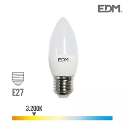 Ampoule LED E27 5W équivalent à 35W - Blanc Chaud 3200K
