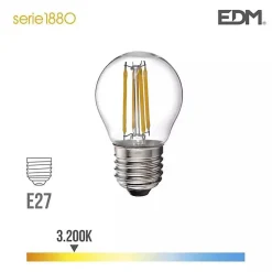 Ampoule LED E27 4W équivalent à 35W - Blanc Chaud 3200K