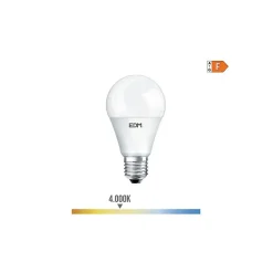 Ampoule LED E27 12W Ronde A60 équivalent à 75W - Blanc Naturel 4000K