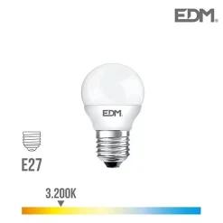 Ampoule LED E27 6W Ronde équiv