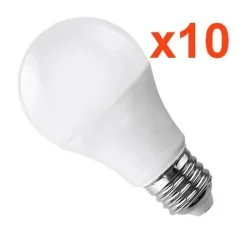Ampoule LED E27 18W 220V A70 (Pack de 10) - Blanc Chaud 2300K - 3500K - SILAMP