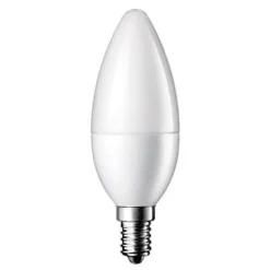 Ampoule LED E14 6W 220V C37 180 degrés Dimmable - Blanc Froid 6000K - 8000K - SILAMP