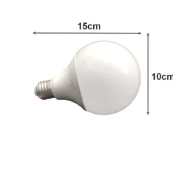 Ampoule LED E27 12W 220V G95 300 degrés Globe - Blanc Chaud 2300K - 3500K - SILAMP