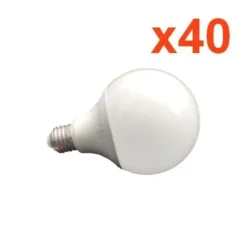 Ampoule LED E27 12W 220V G95 300 degrés Globe (Pack de 40) - Blanc Froid 6000K - 8000K - SILAMP