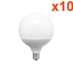 Ampoule LED E27 18W 220V G95 300 degrés (Pack de 10) - Blanc Froid 6000K - 8000K - SILAMP