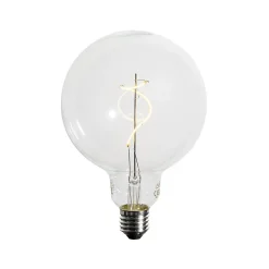 Ampoule LED filament spirale E27 dimmable G125 4W 270lm 2700K