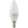 Ampoule LED flamme E14 470lm 4.2W = 40W Ø3.5cm Diall blanc chaud
