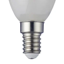 Ampoule LED flamme E14 470lm 3.4W = 40W Ø3.5cm Diall blanc chaud et blanc neutre