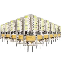 Ampoule LED G4 12V 3W SMD2835 24LED 360 (Pack de 10) - Blanc Froid 6000K - 8000K - SILUMEN