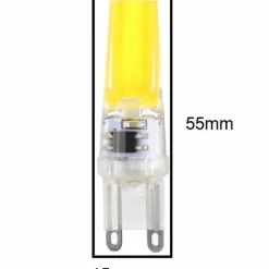 Ampoule LED G9 3W 220V COB 360 degrés - Blanc Chaud 2300K - 3500K - SILAMP