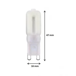 Ampoule LED G9 5W 220V SMD6630 360 - Blanc Chaud 2300k - 3500k Silumen