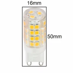 Ampoule LED G9 5W 220V SMD2835 51LED 360 degrés - Blanc Froid 6000K - 8000K - SILAMP