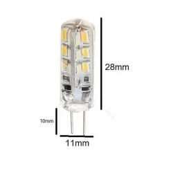Ampoule LED G4 2W 12V SMD2835 24LED 360 - Blanc Chaud 2300k - 3500k - SILUMEN