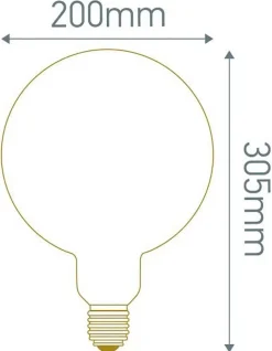 Ampoule Led géante festive 20 cm - Girard-Sudron