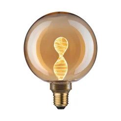 Ampoule LED globe doré E27 180lm blanc extra chaud 3,5W Paulmann