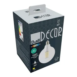 Ampoule LED globe E27 1521lm 11.2W = 100W Ø12.5cm Diall blanc chaud