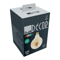 Ampoule LED globe E27 250lm 5W = 25W Ø12.5cm Diall blanc chaud