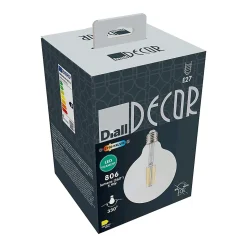 Ampoule LED globe E27 806lm 5.9W = 60W Ø12.5cm Diall blanc chaud