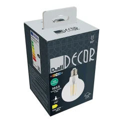 Ampoule LED globe E27 1055lm 7.8W = 75W Ø9.5cm Diall blanc neutre