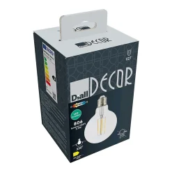 Ampoule LED globe E27 806lm 5.9W = 60W Ø9.5cm Diall blanc chaud