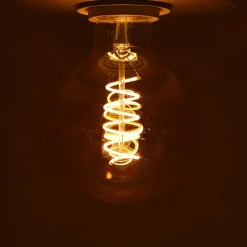 Ampoule LED Globe G95 E27 Filament Spirale Doré 4W 2700K