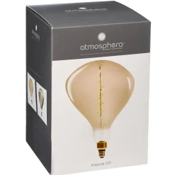 Ampoule LED Goutte ambrée - filament torsadé E27 - Atmosphera