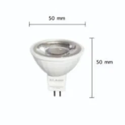 Ampoule LED GU5.3 / MR16 12V 8W SMD 80 - SILUMEN - Blanc Neutre 4200k - 5500k - Réflecteur - Spot