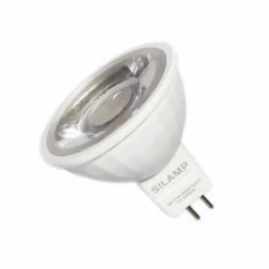 Ampoule LED GU5.3 / MR16 12V 8W SMD 80 degrés - Blanc Neutre 4000K - 5500K - SILAMP