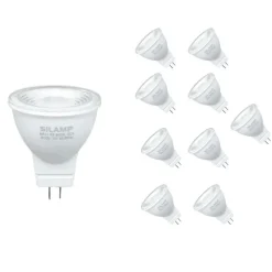 Ampoule LED GU4 / MR11 4W 12V (Pack de 10) - Blanc Chaud 2300K - 3500K - SILAMP