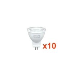 Ampoule LED GU4 / MR11 4W 12V (Pack de 10) - Blanc Neutre 4000K - 5500K - SILAMP