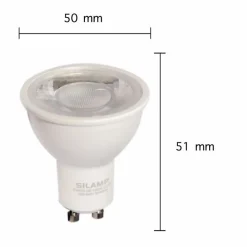 Ampoule LED GU10 Dimmable 8W 220V SMD2835 PAR16 60 - SILUMEN - Blanc Froid - Standard