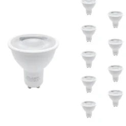 Ampoule LED GU10 Dimmable 8W 220V SMD2835 PAR16 60degrés (Pack de 10) - Blanc Chaud 2300K - 3500K - SILAMP