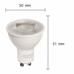 Ampoule LED GU10 Dimmable 8W 220V SMD2835 PAR16 60 - SILUMEN - Blanc Neutre 4200k - 5500k