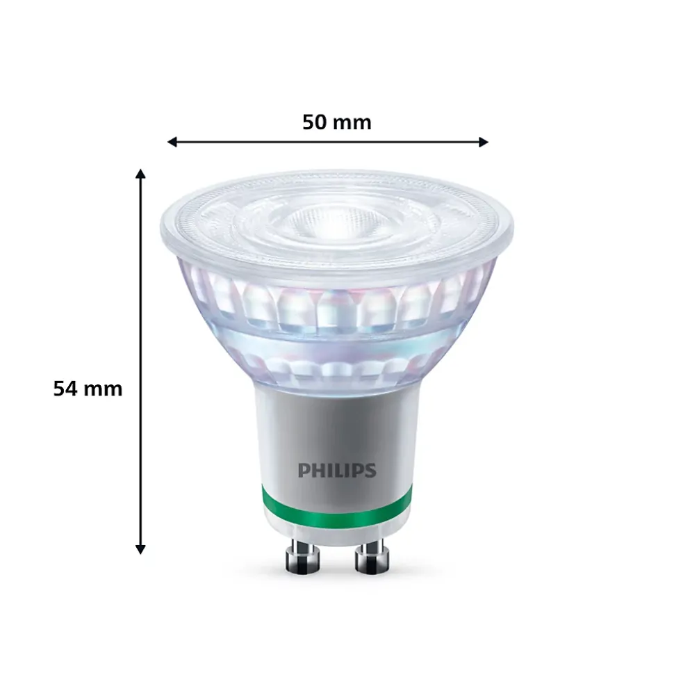 Ampoule LED GU10 375lm blanc froid 50W Philips, Our Ultra Efficient Light