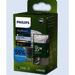 Ampoule LED GU10 215lm blanc froid 1,2W Philips Lighting
