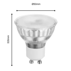 Ampoule LED GU10 450lm blanc neutre dimmable 2,5W Eglo