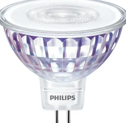 Ampoule LED GU5.3 MR16 660lm IP20 7W = 50W blanc froid Philips