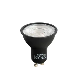 Ampoule LED GU10 noire 7W 610lm 3000K