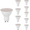 Ampoule LED GU10 4.5W (Pack de 10) - Blanc Froid 6000K - 8000K - SILAMP