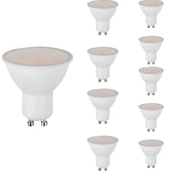 Ampoule LED GU10 4.5W (Pack de 10) - Blanc Chaud 2300K - 3500K - SILAMP