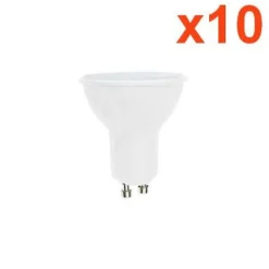 Ampoule LED GU10 9.5W (Pack de 10) - Blanc Froid 6000K - 8000K - SILAMP