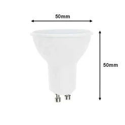 Ampoule LED GU10 9.5W (Pack de 10) - Blanc Froid 6000K - 8000K - SILAMP