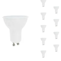 Ampoule LED GU10 9.5W (Pack de 10) - Blanc Neutre 4000K - 5500K - SILAMP