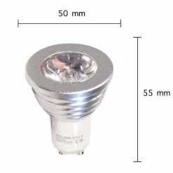Ampoule LED GU10 3W RGB 220V - SILAMP