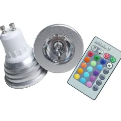 Ampoule LED GU10 3W RGB 220V - SILAMP