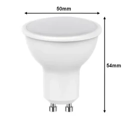 Ampoule LED GU10 7W 220V Dimmable - SILUMEN - Blanc froid - 500 lumens - 110