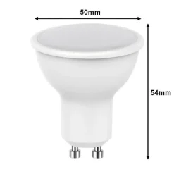 Ampoule LED GU10 7W 220V Dimmable - Blanc Neutre 4000K - 5500K - SILAMP